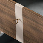 Modern Nightstand with Drawer Storage - Natural Finish