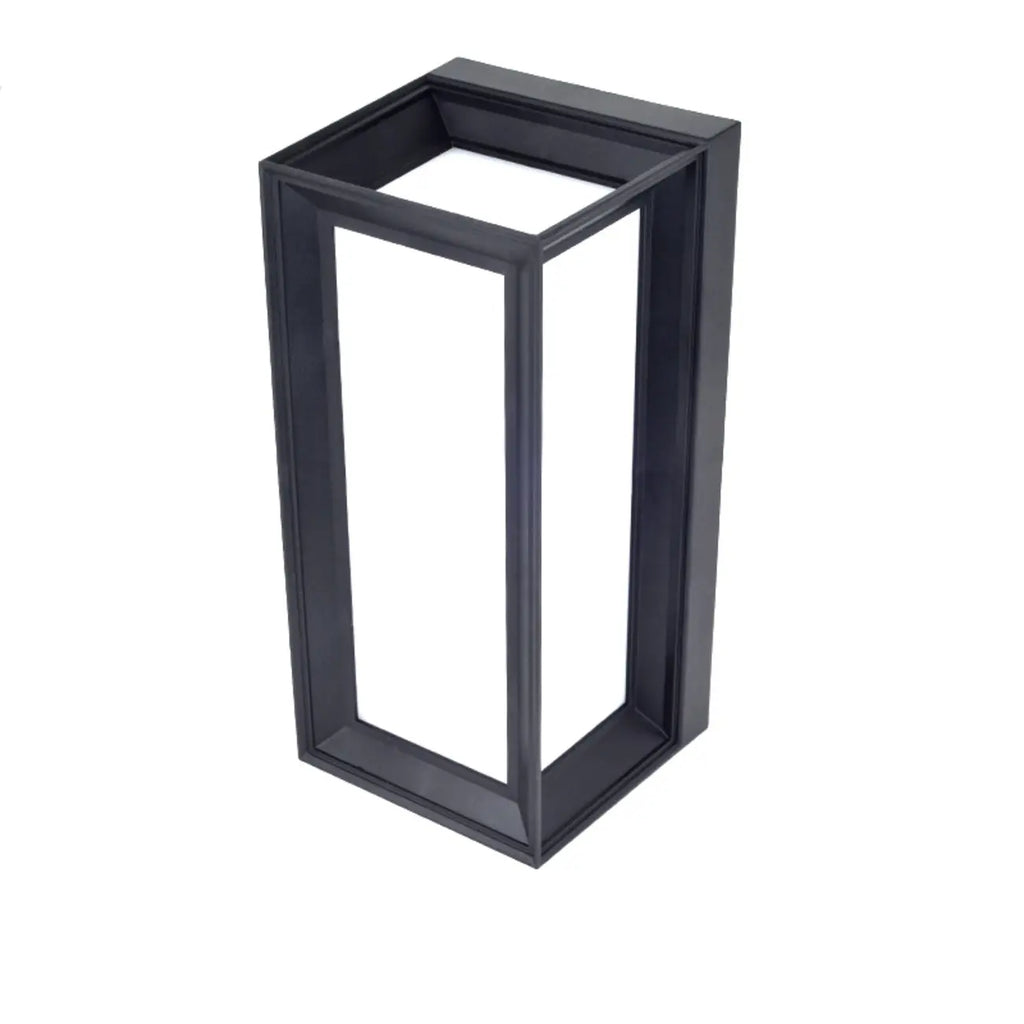 Modern Black Metal Rectangle Minimalist Wall Sconce