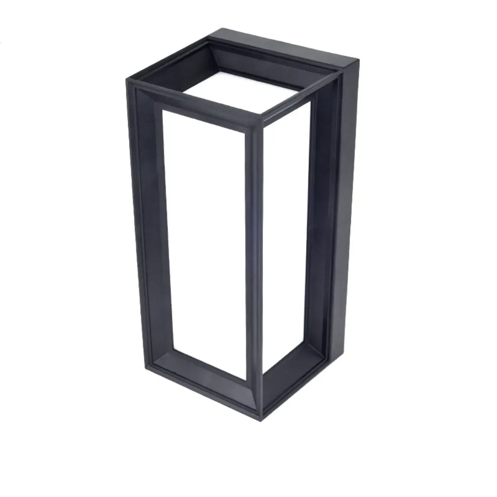 Modern Black Metal Rectangle Minimalist Wall Sconce