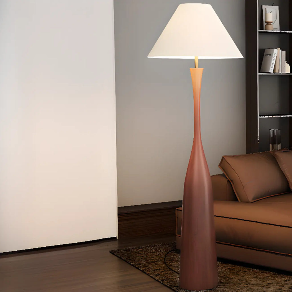 65 Modern Metal Bottle-Shaped Floor Lamp