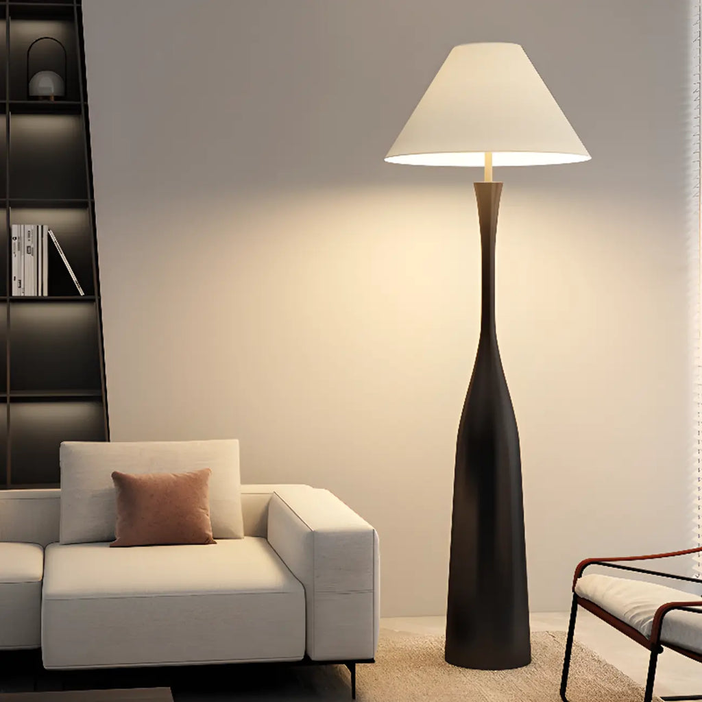 65 Modern Metal Bottle-Shaped Floor Lamp