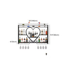 Black Circular Metal Wall Mounted Wine Rack