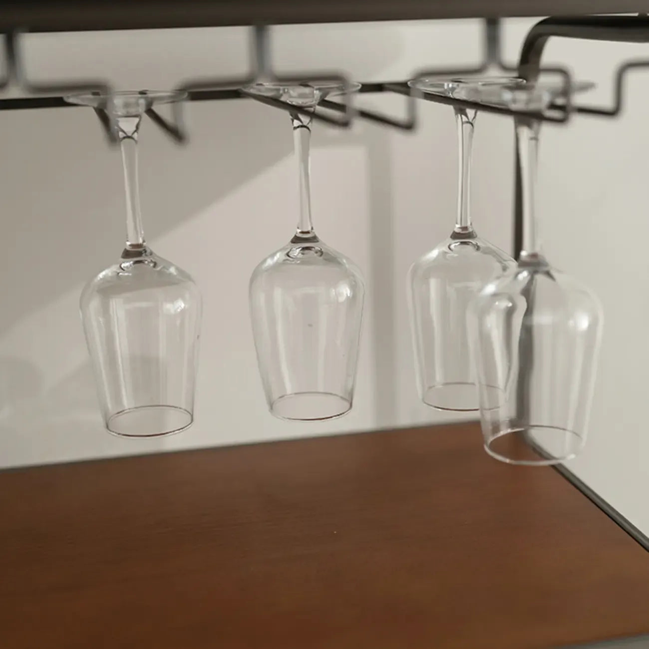 Vintage 3-Drawer Wood Freestanding Wine Cabinet with Doors