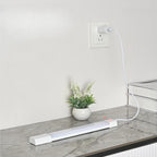 1-Light Modern Black Geometric LED Vanity Light