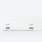 1-Light Modern Black Geometric LED Vanity Light