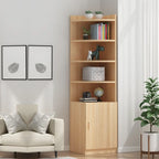 Modern White Wood Space-Saving Corner Storage Chest