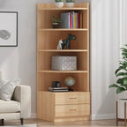 Modern White Wood Space-Saving Corner Storage Chest
