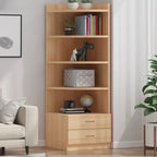 Modern White Wood Space-Saving Corner Storage Chest