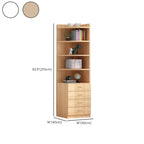 Modern White Wood Space-Saving Corner Storage Chest