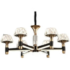 Glamorous Round Tier Crystal Chandelier Dimmable LED