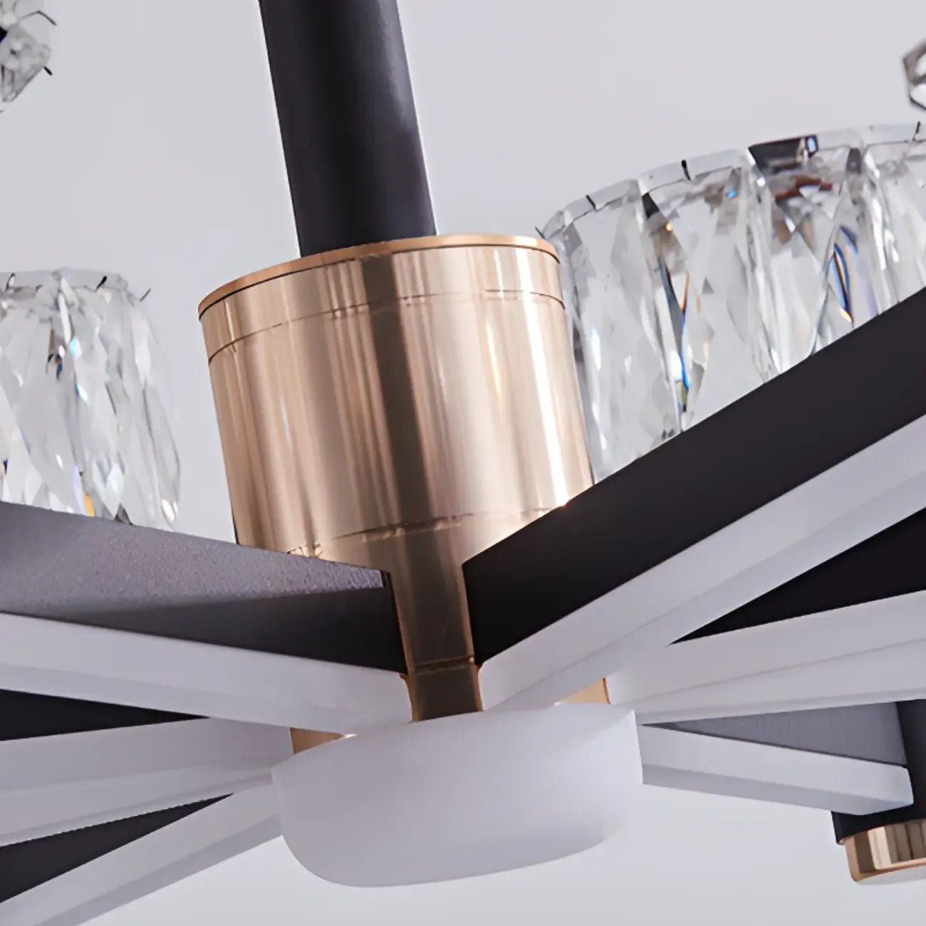 Glamorous Round Tier Crystal Chandelier Dimmable LED