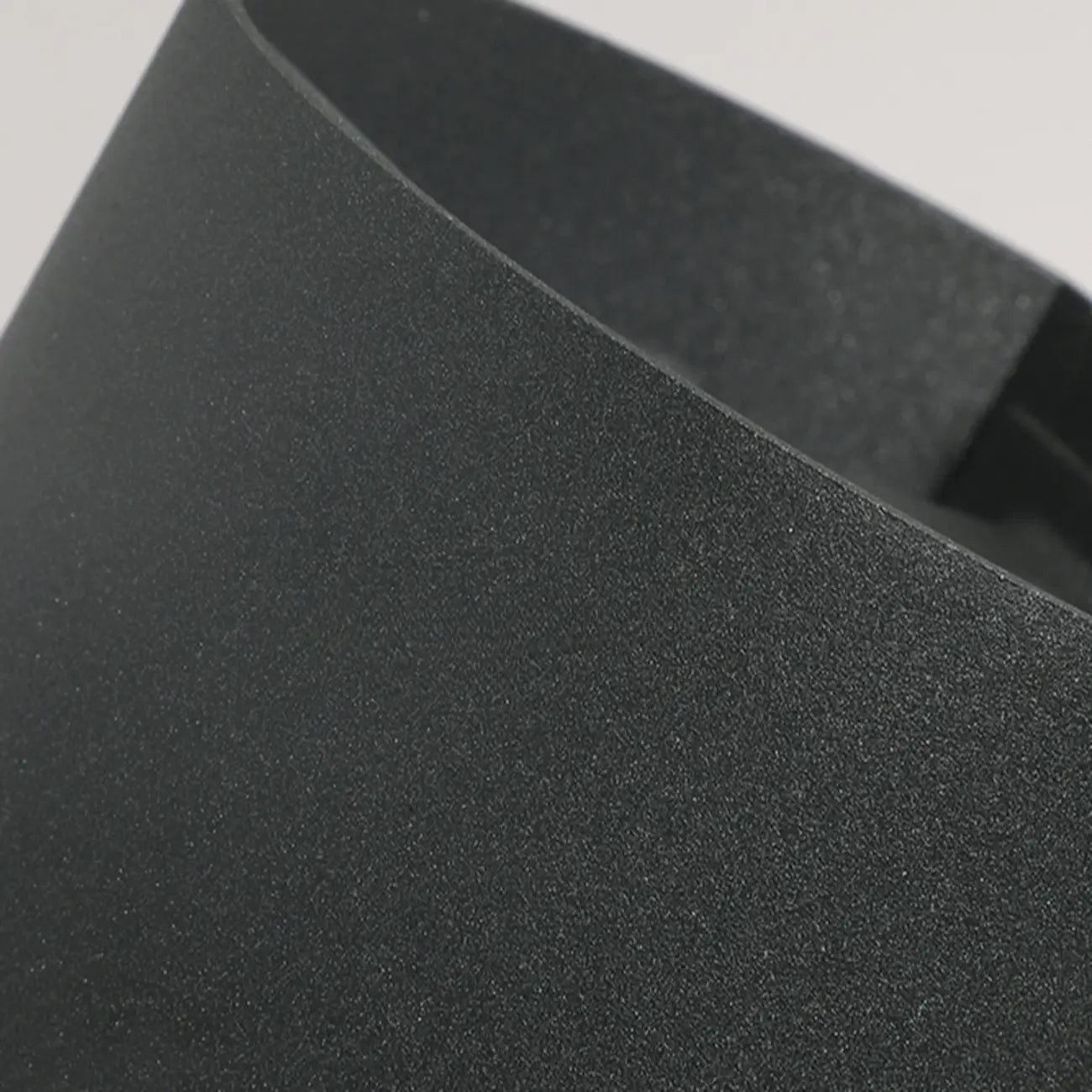 Modern Black Glass LED Wall Mount Sconce with Hardwired