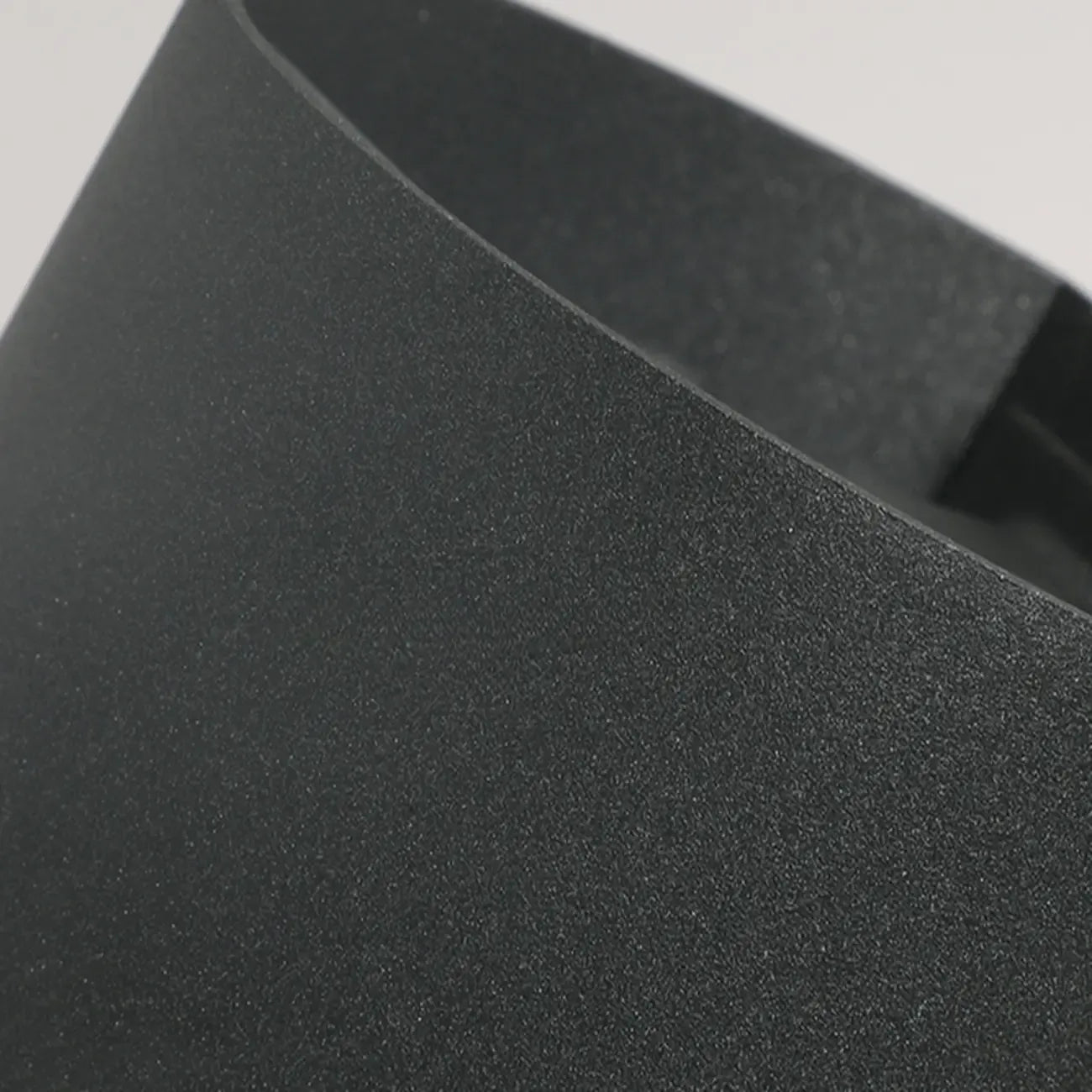 Modern Black Glass LED Wall Mount Sconce with Hardwired