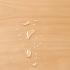 Natural Wood Square Block Base Chairside Table