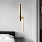 Modern Linear 2-Light LED Wall Sconce Dimmable for Indoor