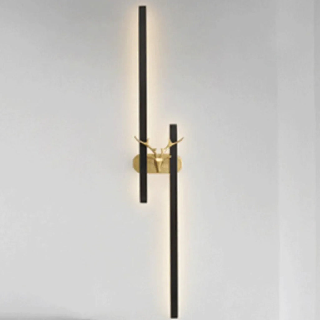 Modern Linear 2-Light LED Wall Sconce Dimmable for Indoor