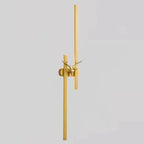 Modern Linear 2-Light LED Wall Sconce Dimmable for Indoor