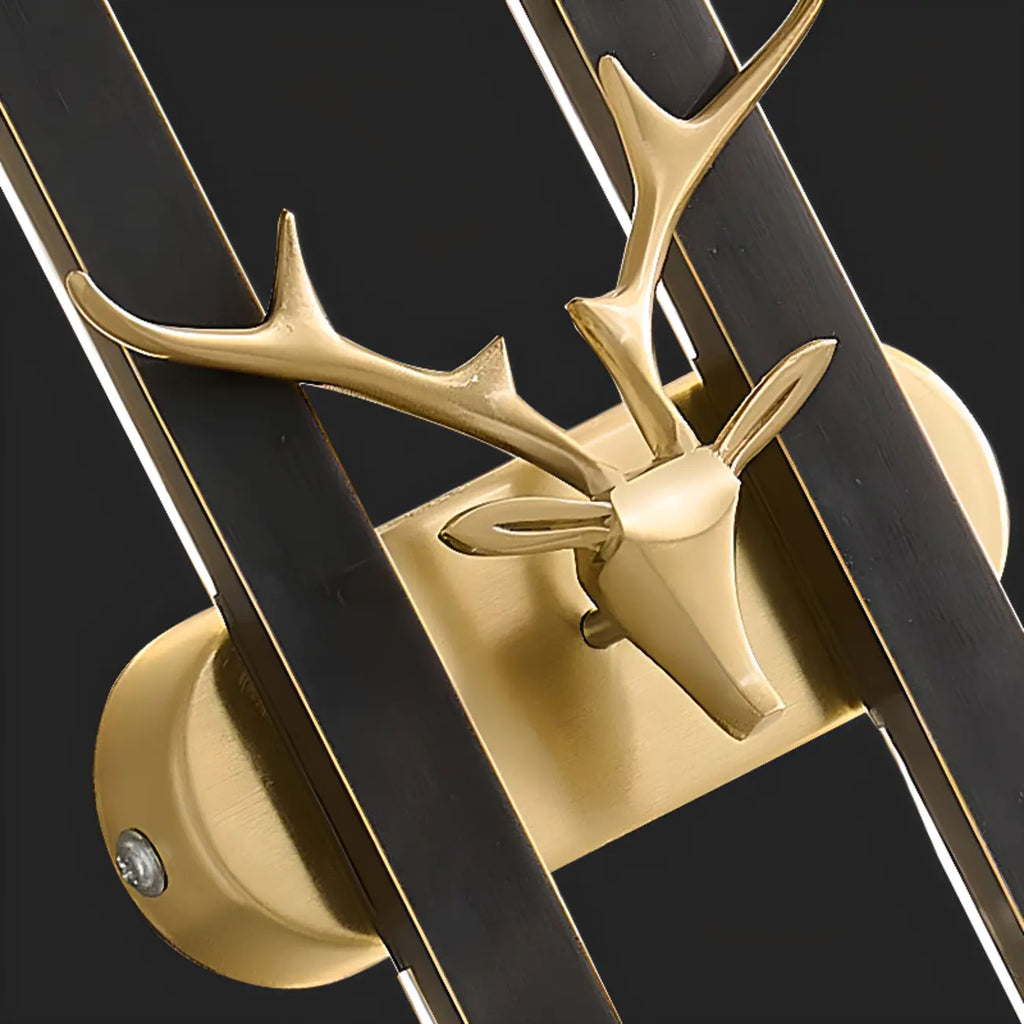 Modern Linear 2-Light LED Wall Sconce Dimmable for Indoor