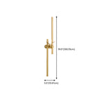 Modern Linear 2-Light LED Wall Sconce Dimmable for Indoor