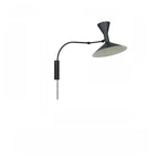 Modern White Plug-In Adjustable Wall Sconce in 2-Light