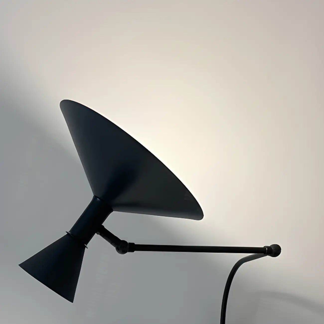 Modern White Plug-In Adjustable Wall Sconce in 2-Light