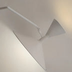 Modern White Plug-In Adjustable Wall Sconce in 2-Light