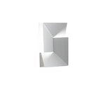 Art Decor White Geometric Metal LED Wall Sconce with Remote