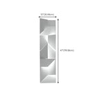 Art Decor White Geometric Metal LED Wall Sconce with Remote