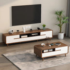 Modern wooden TV cabinet Chinese style storage