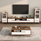 Modern wooden TV cabinet Chinese style storage