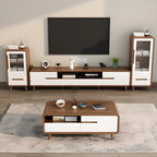 Modern wooden TV cabinet Chinese style storage
