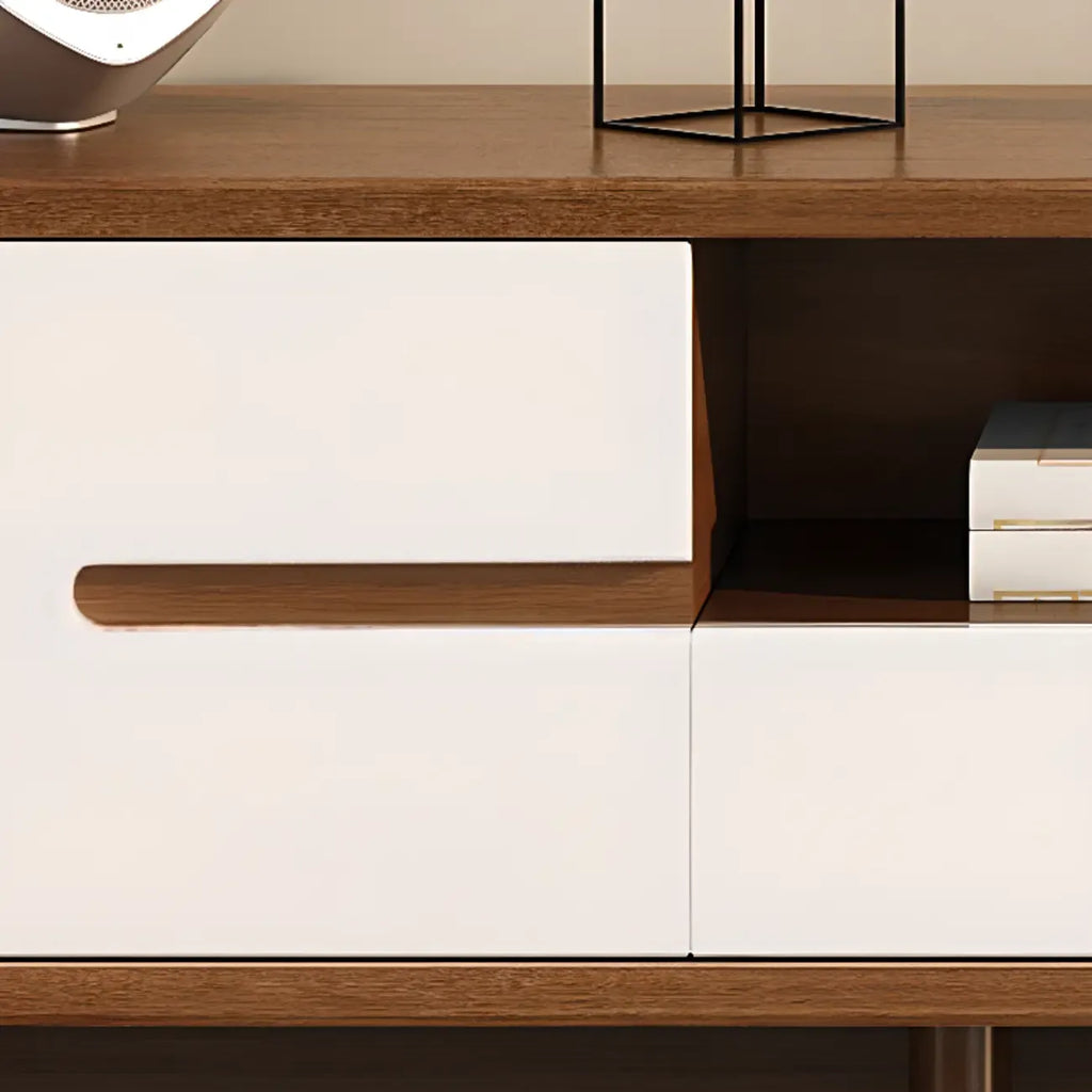 Modern wooden TV cabinet Chinese style storage