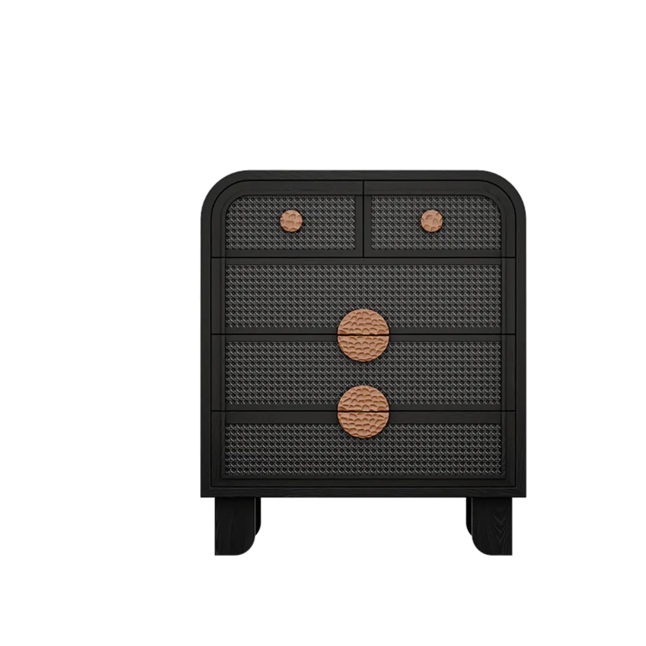 Charcoal Black Casual Storage Sideboard with Drawers