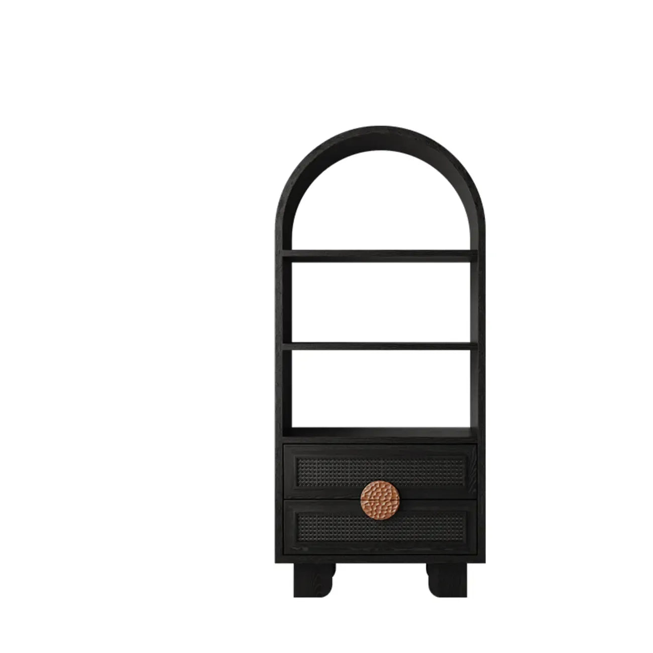 Charcoal Black Casual Storage Sideboard with Drawers