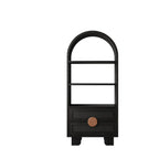 Charcoal Black Casual Storage Sideboard with Drawers