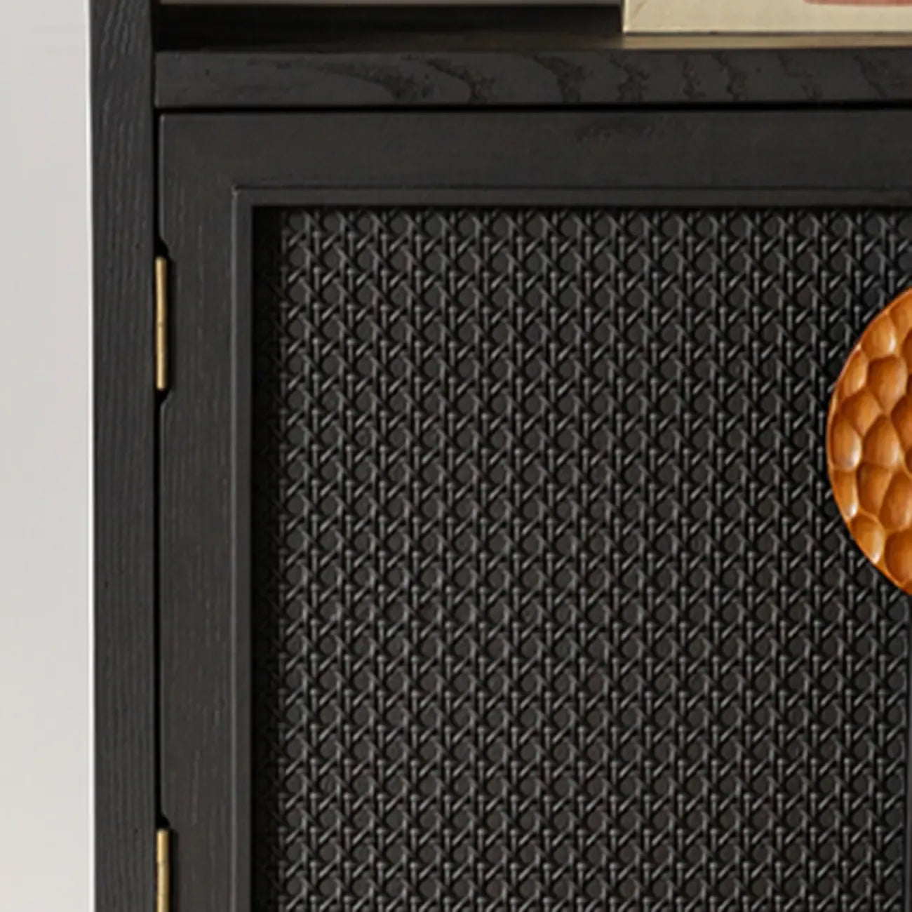 Charcoal Black Casual Storage Sideboard with Drawers