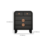 Charcoal Black Casual Storage Sideboard with Drawers