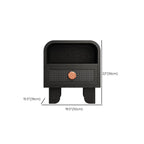 Charcoal Black Casual Storage Sideboard with Drawers