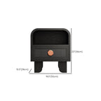 Charcoal Black Casual Storage Sideboard with Drawers