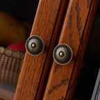 Scandinavian Wooden Floor Display Cabinet for Home Decor