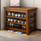 Simple Rectangular Solid Color Storage Entryway Bench