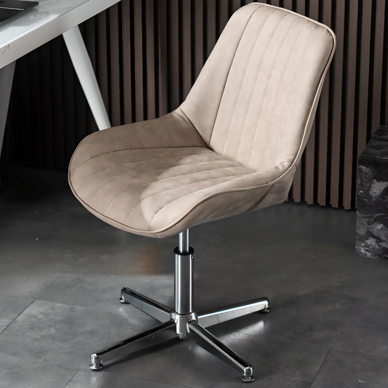 Modern Swivel Upholstered Minimalist Ergonomic Office Chair