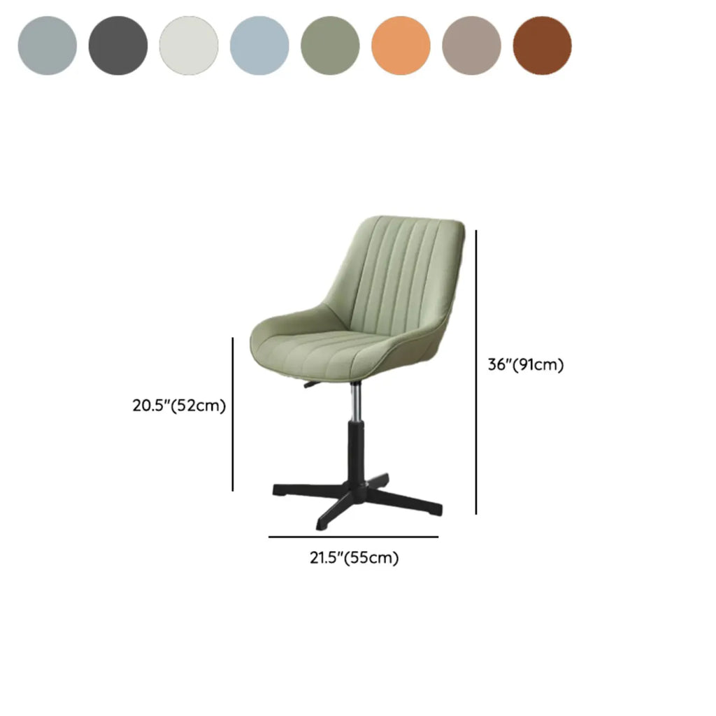 Modern Swivel Upholstered Minimalist Ergonomic Office Chair