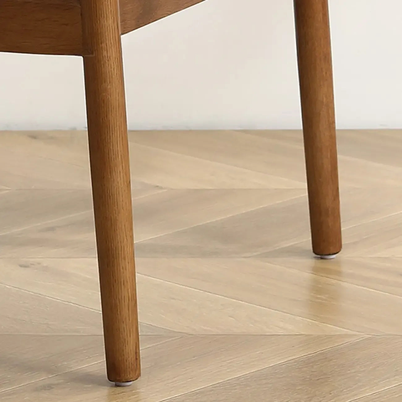 Modern Wooden Calfskin Upholstered Office Chair