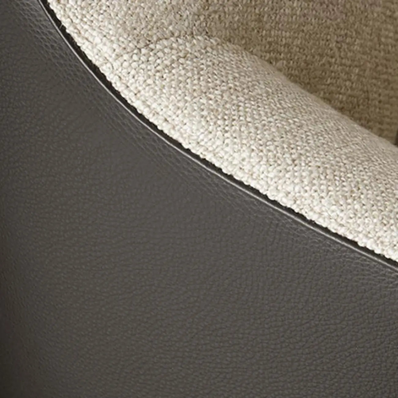 Modern High Back Living Room Accent Chair with Ottoman