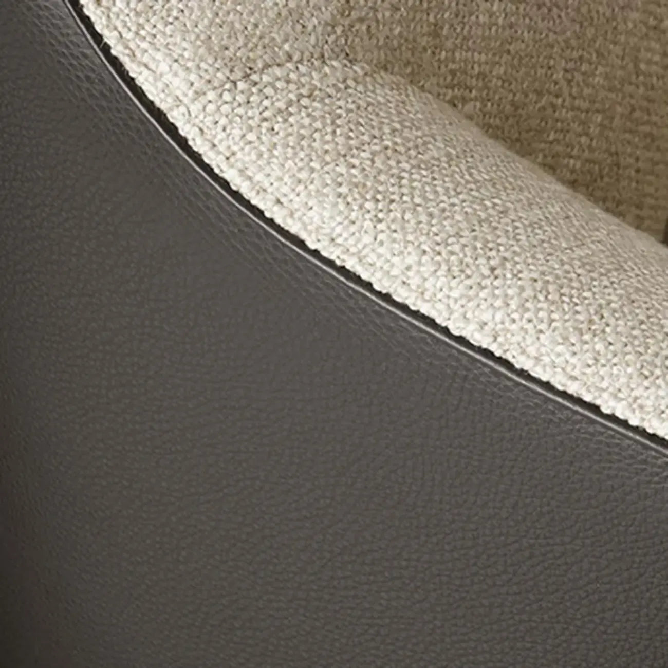 Modern High Back Living Room Accent Chair with Ottoman