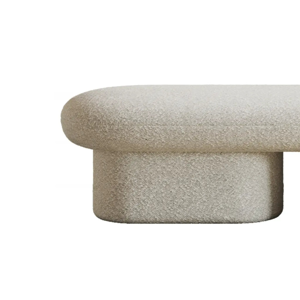 59 Contemporary Beige Upholstered Bedroom Bench