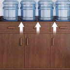 Modern Narrow Wood Sideboard Multiple Drawers Cabinets