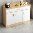 Modern Narrow Wood Sideboard Multiple Drawers Cabinets