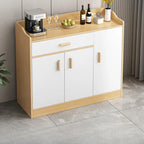 Modern Narrow Wood Sideboard Multiple Drawers Cabinets